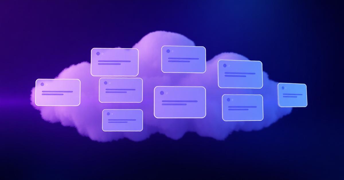 AIQuickPrompt 3D Dashboard shown as a floating cloud of prompt cards in space