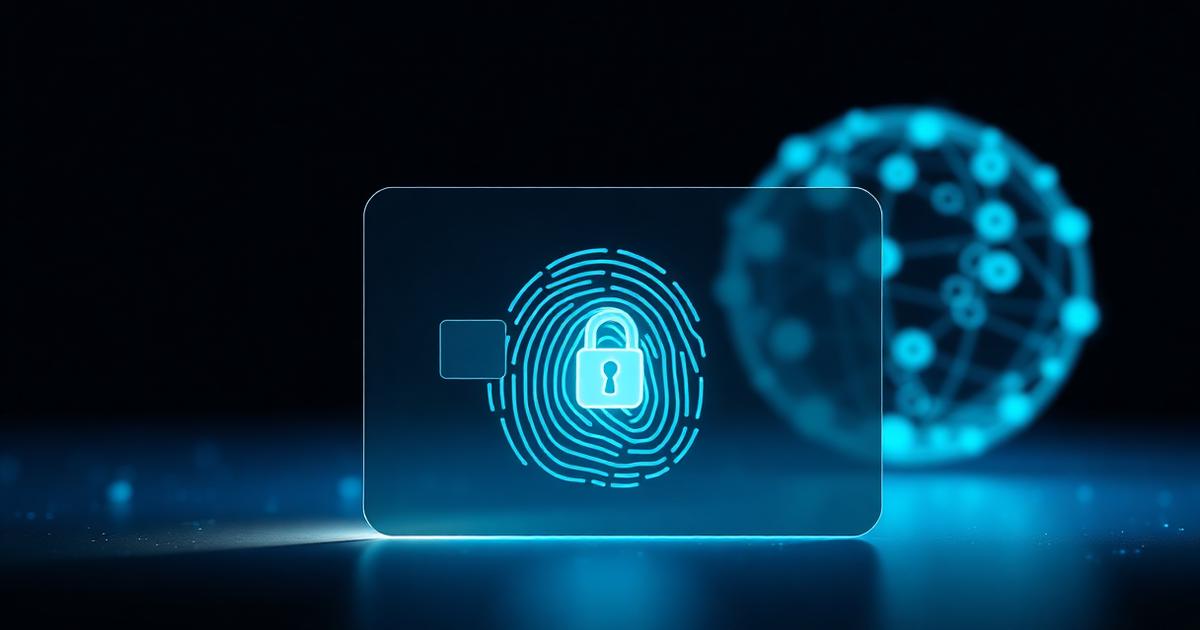 Fingerprint biometric lock on a single prompt card with login location tracking